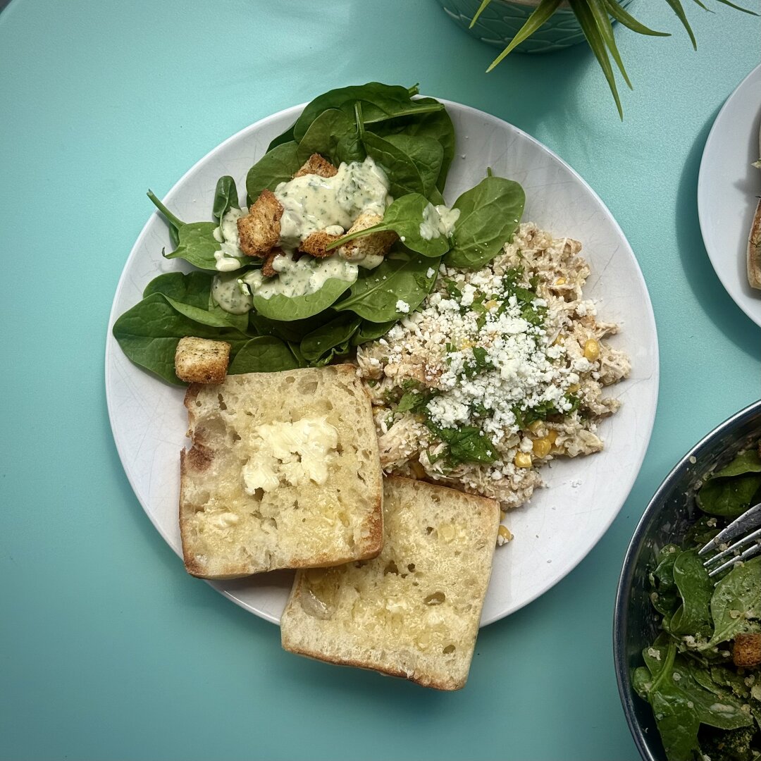 Full size image for Chicken Salad With Corn, Quinoa and Yogurt Dressing