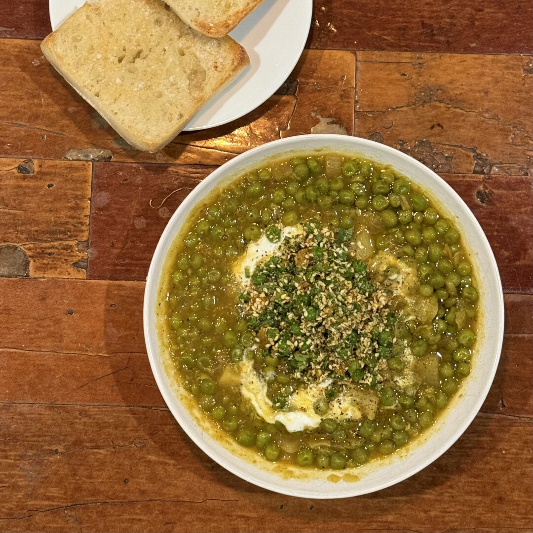 Full size image for Spiced Pea Stew with Yogurt