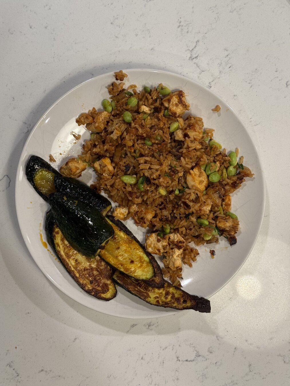Full size image for Tofu Edamame Fried Rice