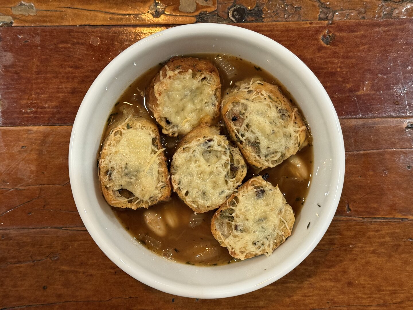 Full size image for Vegetarian French Onion Soup